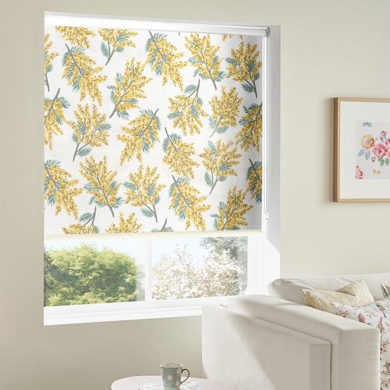 Cath Kidston Mimosa Flower Citrine Roller Blind